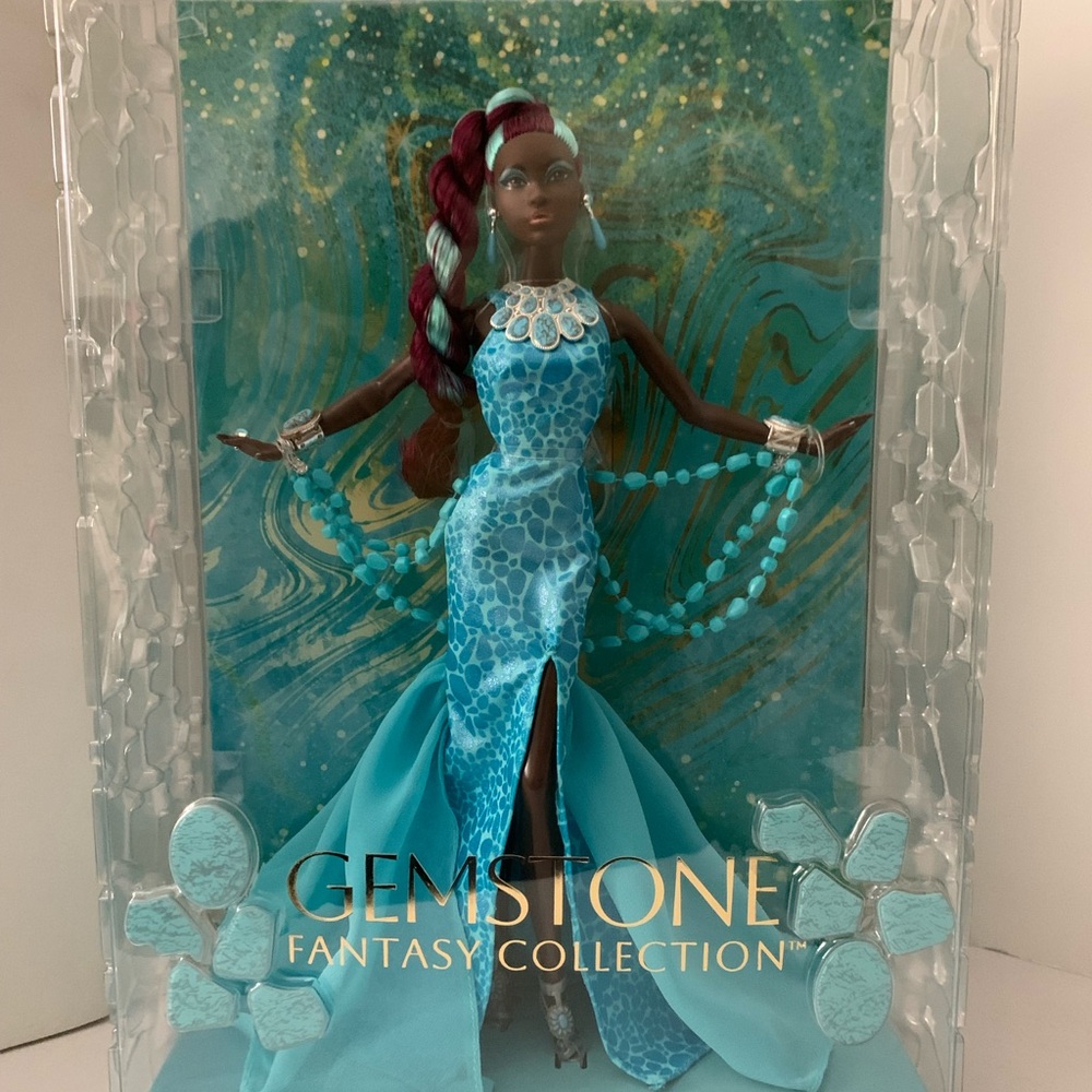 Barbie Gemstone Fantasy Collection Doll - Blue and Silver